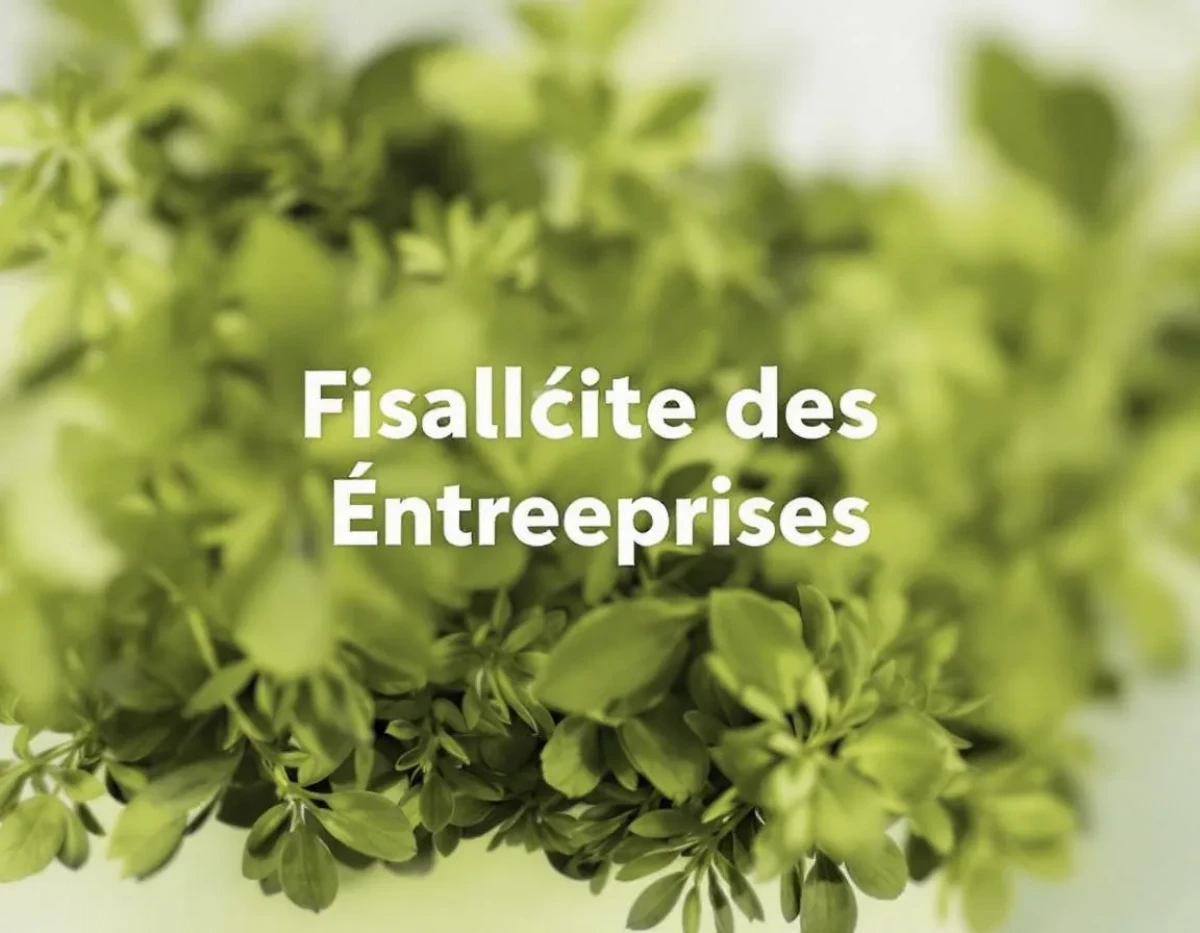Fiscalité des Entreprises : Les Nouveautés de l'Année